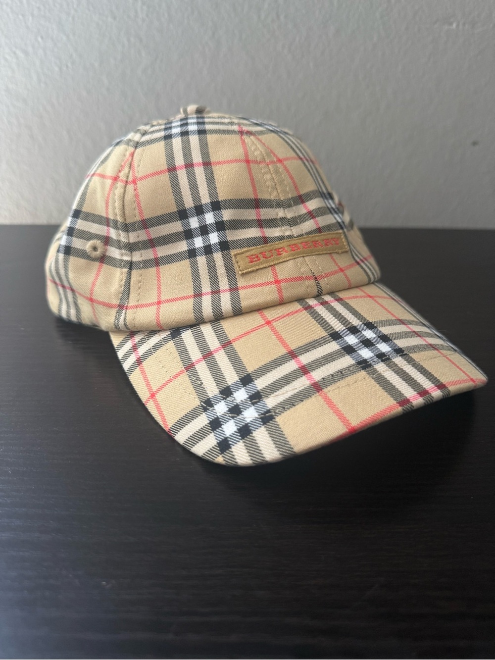 BURBERRY London Nova Check Adjustable Golf Baseball Cap Vintage - Picture 8 of 8